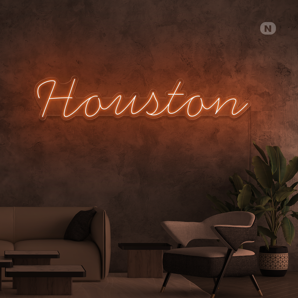 Neon sign Houston