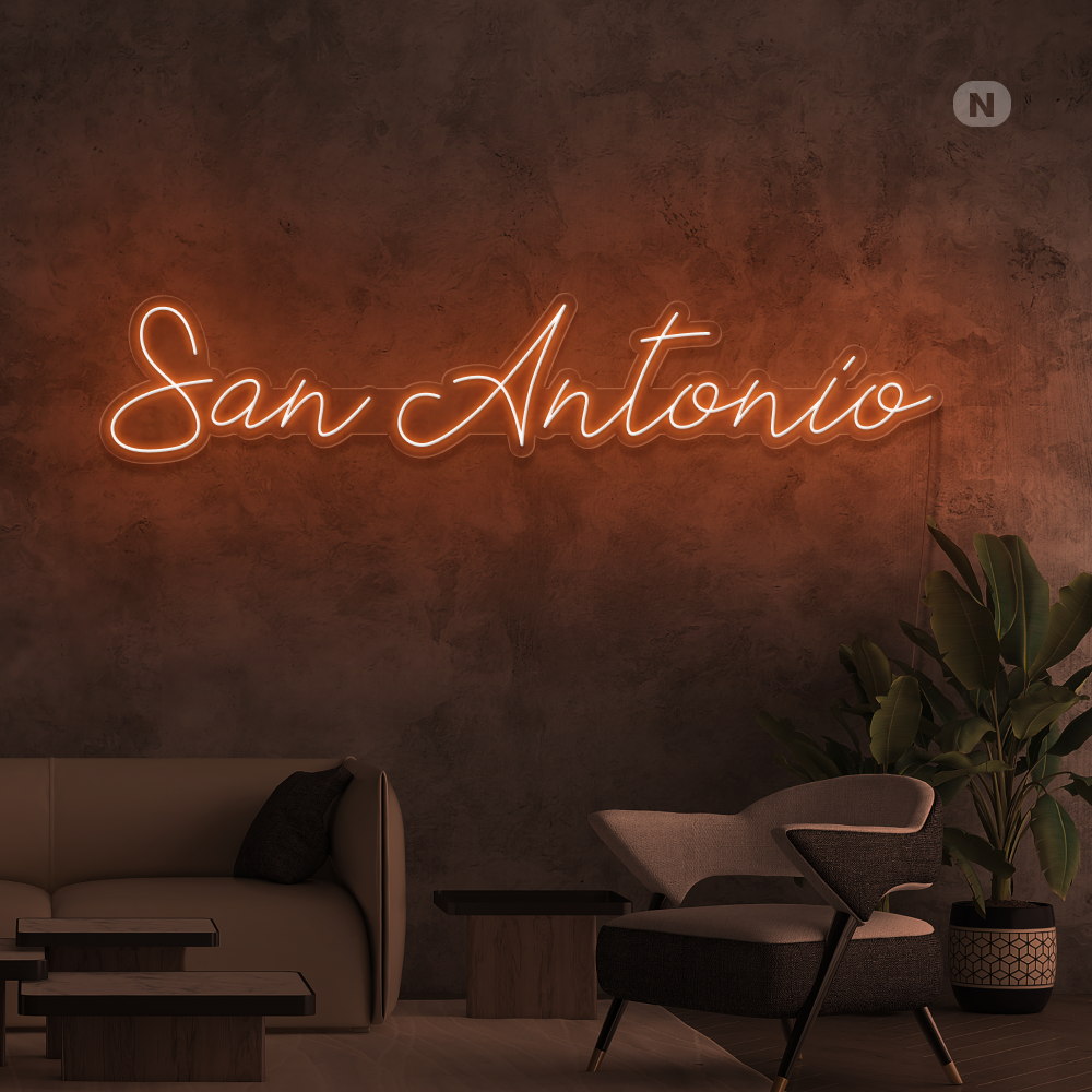 Neon sign San Antonio