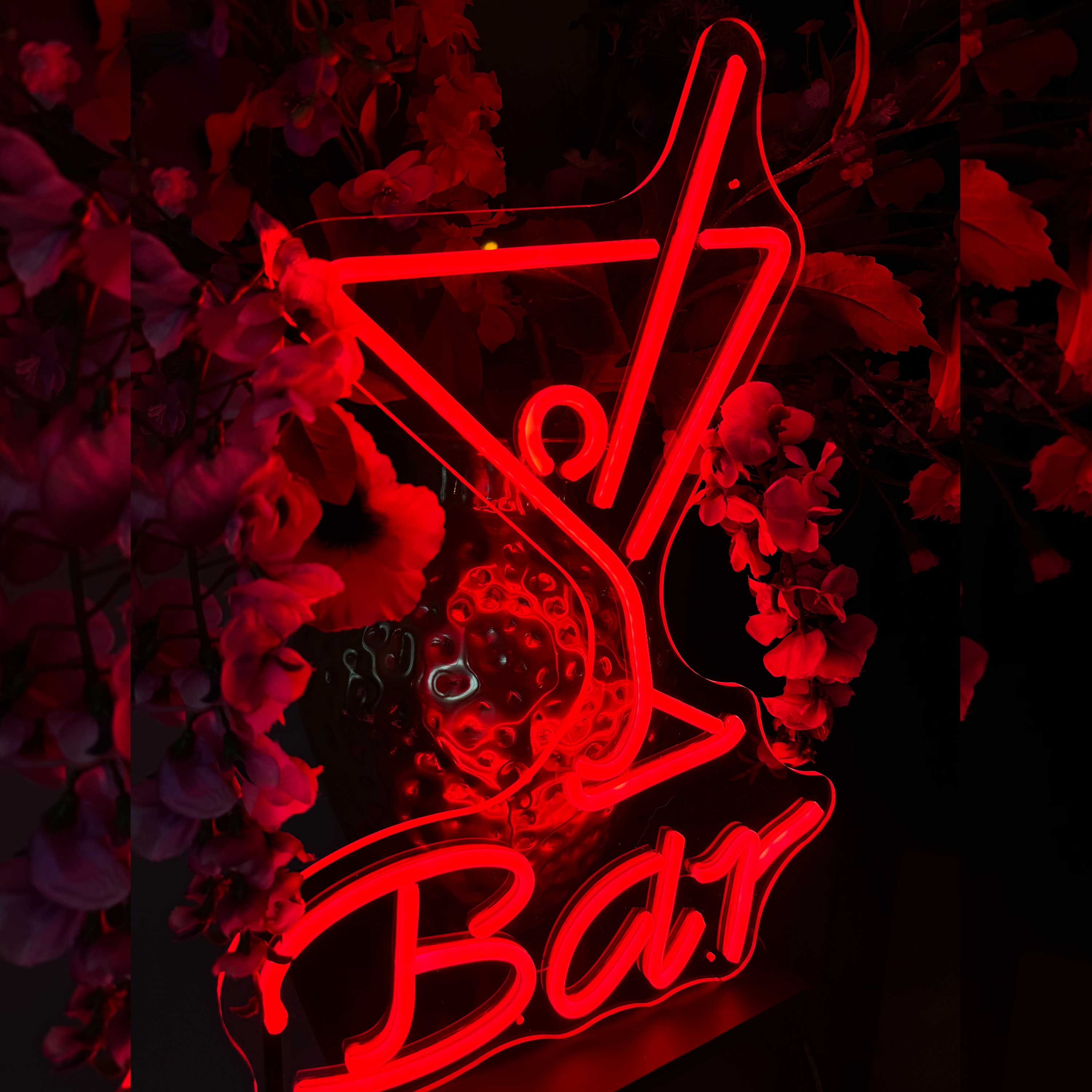 Neon Sign Cocktail Bar