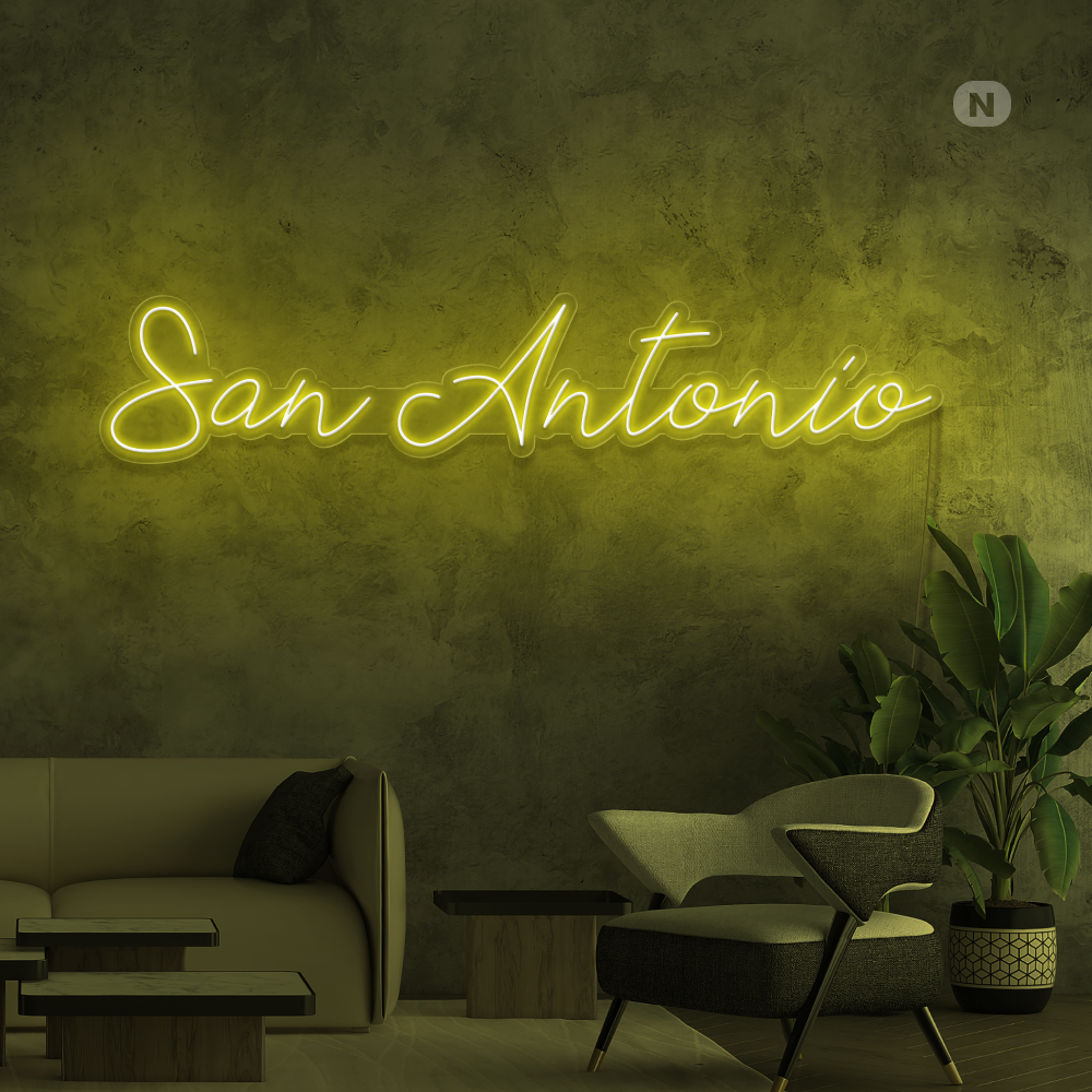 Neon sign San Antonio