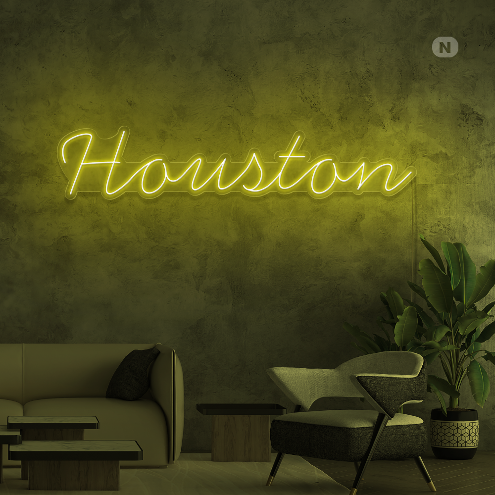 Neon sign Houston