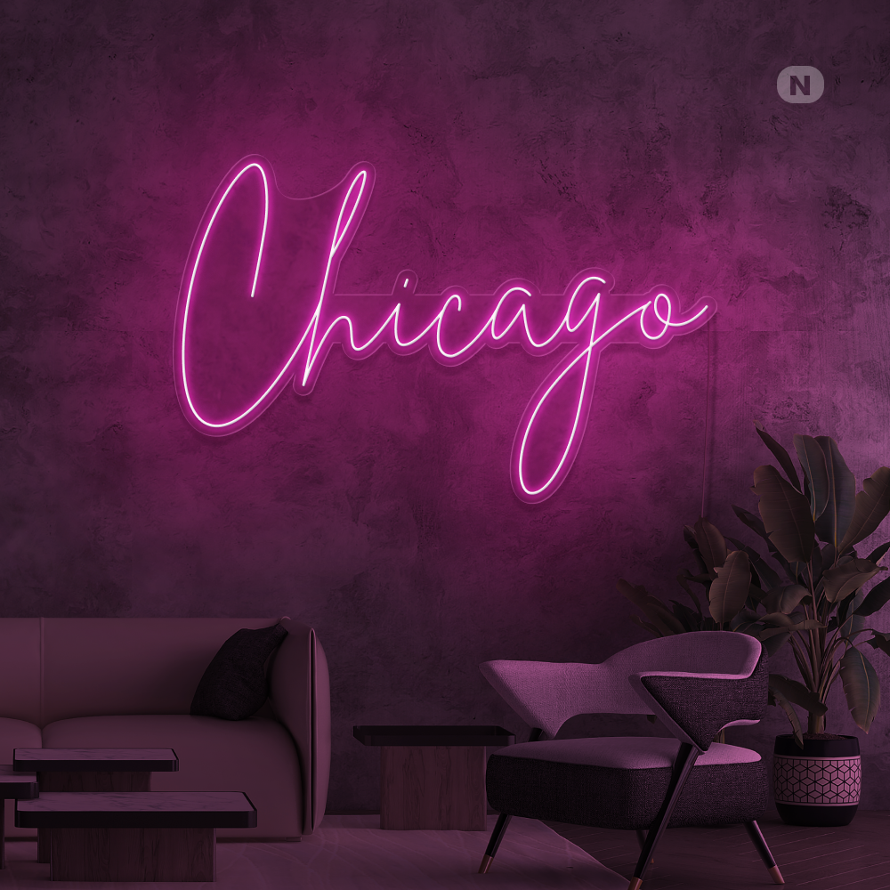 Neon sign Chicago