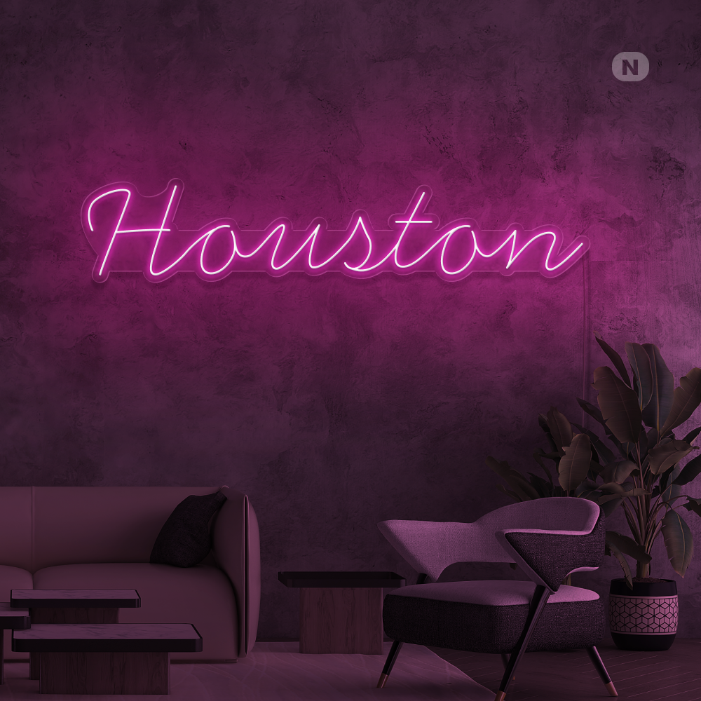 Neon sign Houston