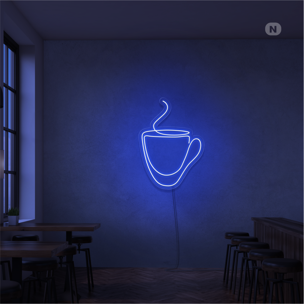 Neon Sign Coffe Mug