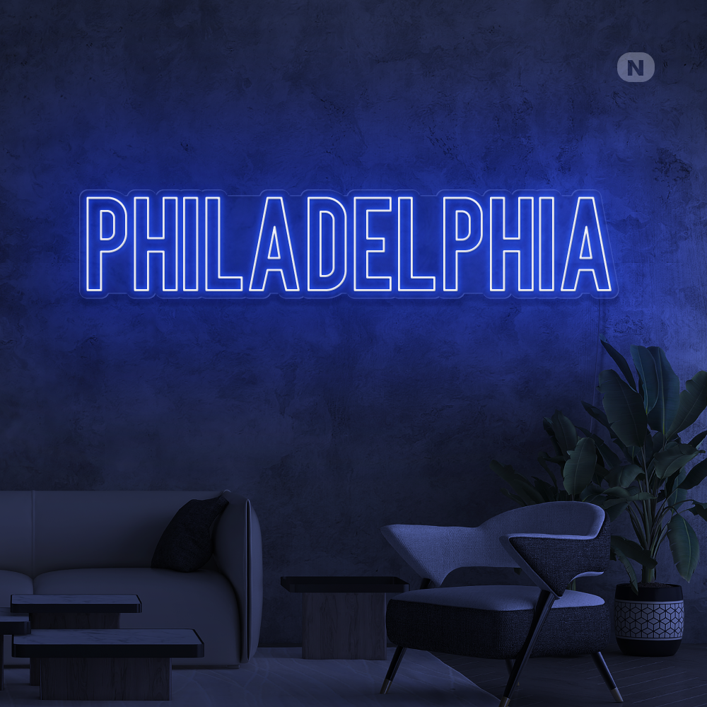Neon sign Philadelphia