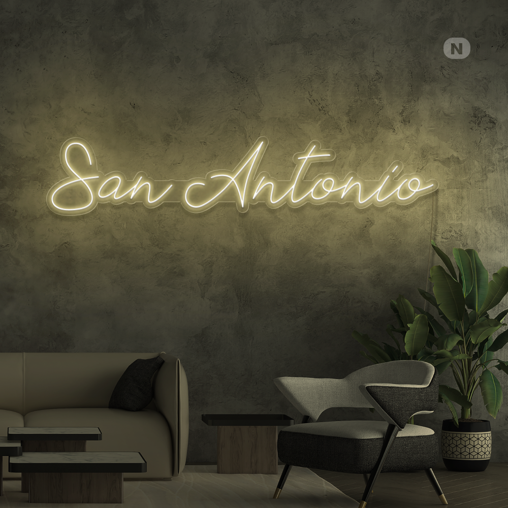 Neon sign San Antonio