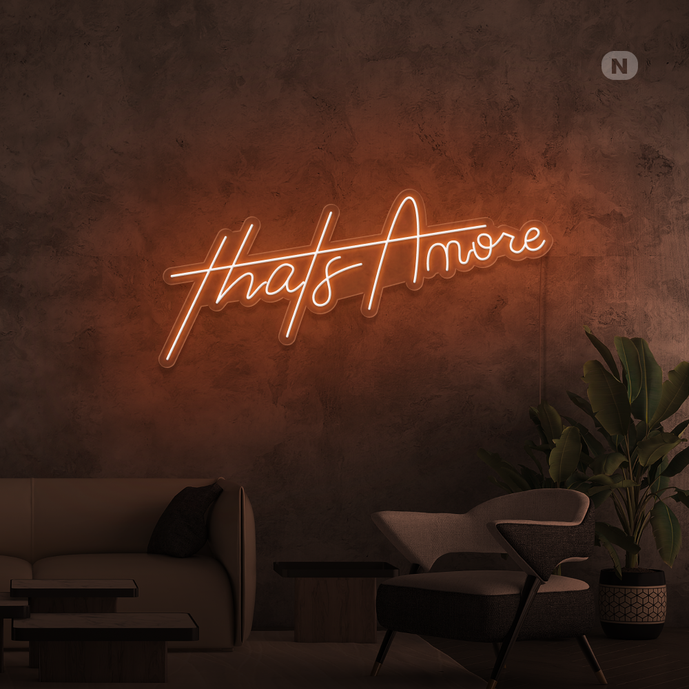 Neon Sign Thats Amore