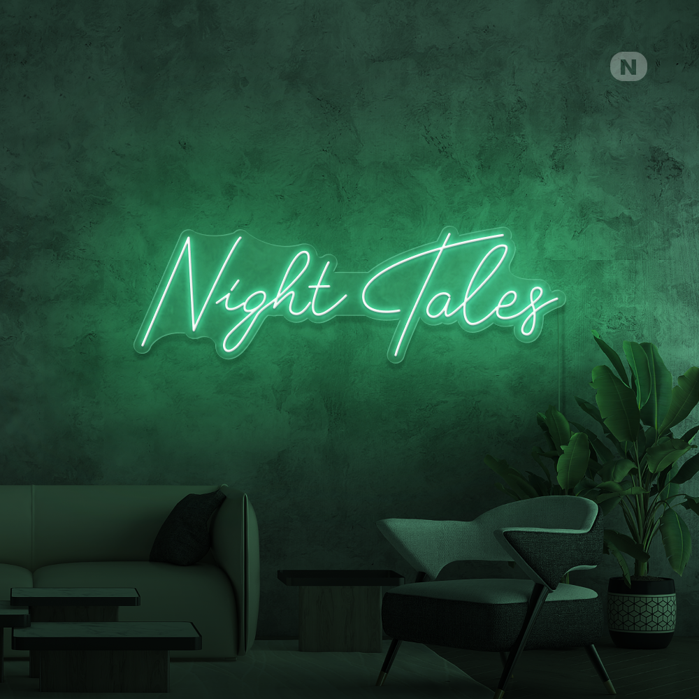 Neon Sign Night Tales