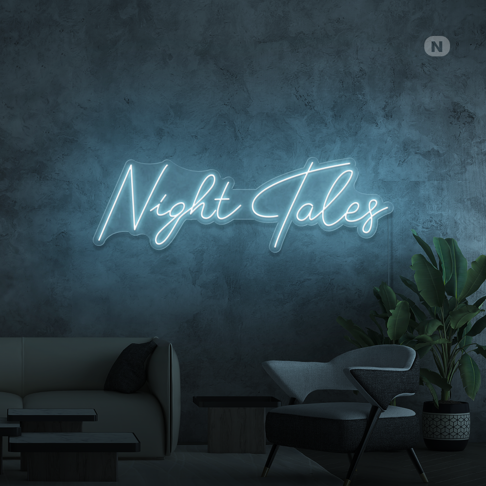 Neon Sign Night Tales