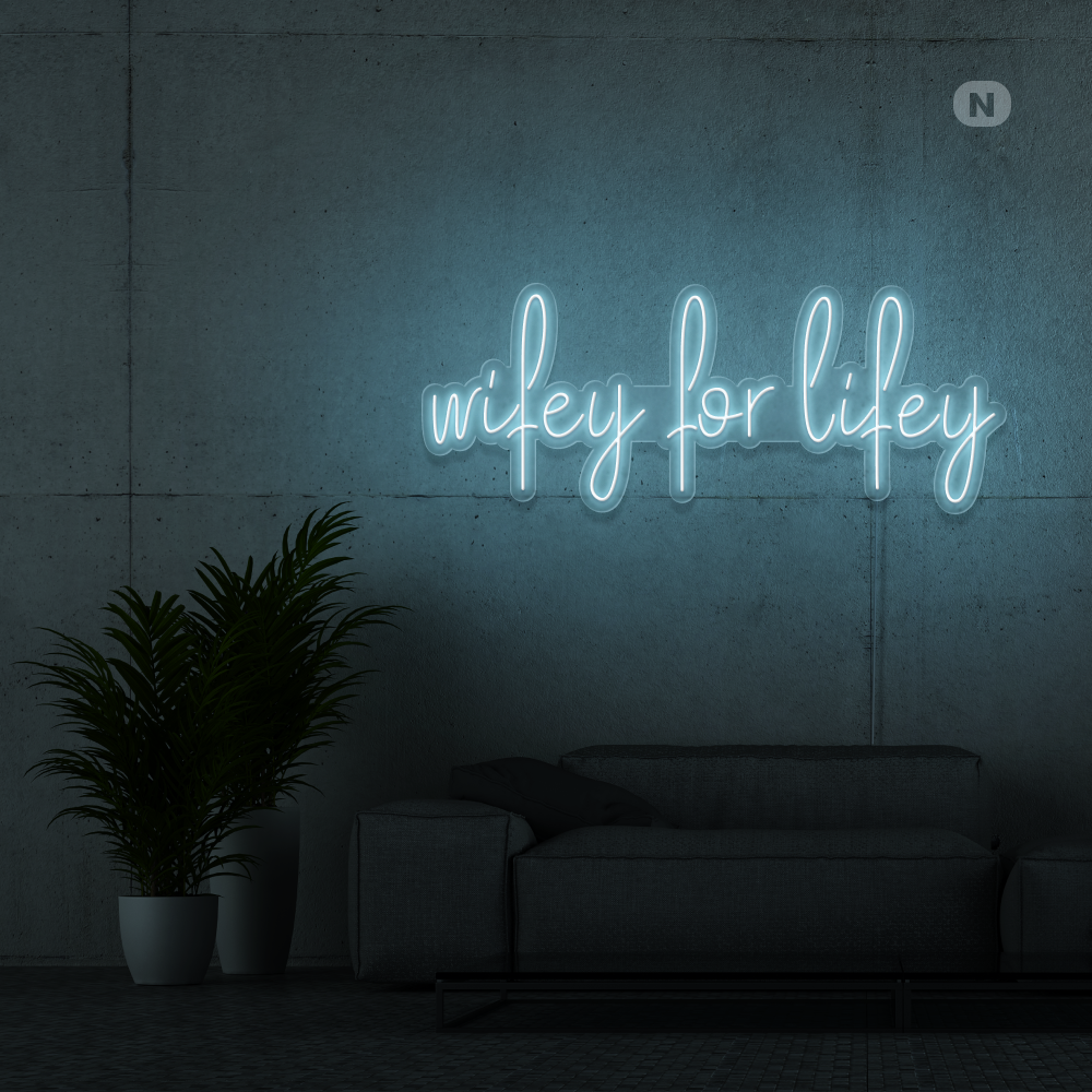 Neon Sign Wifey for lifey