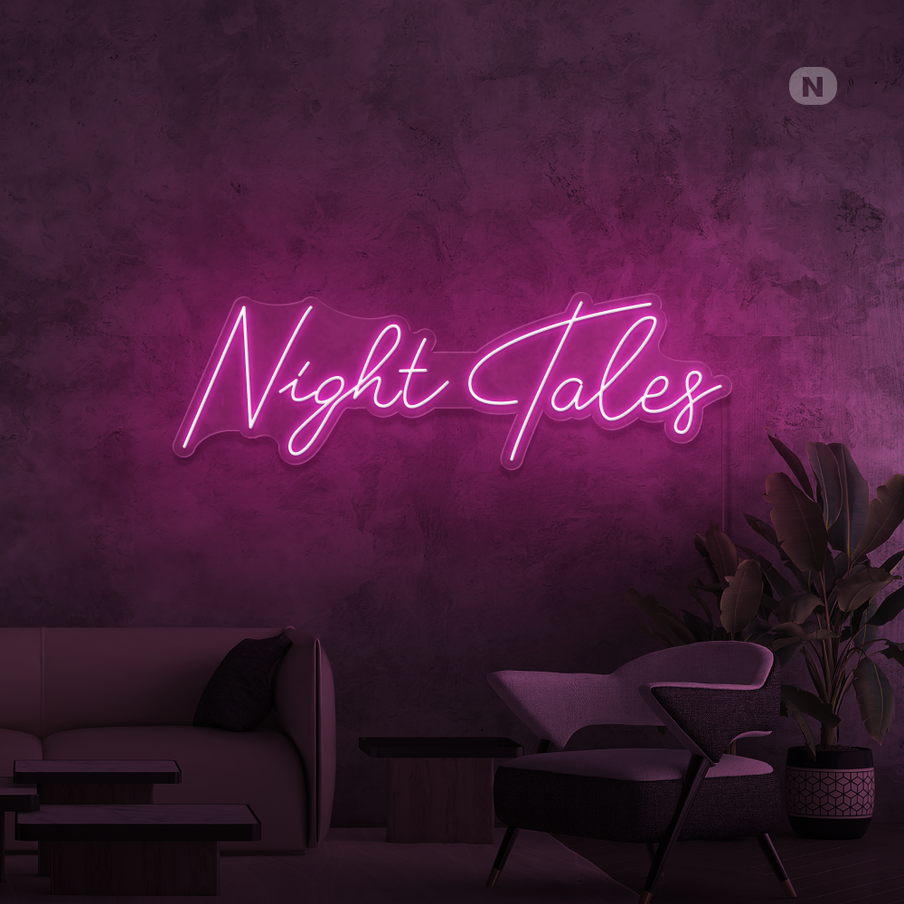 Neon Sign Night Tales