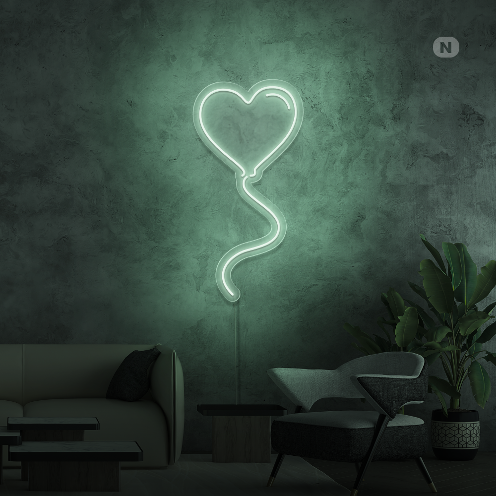 Neon Sign Love balloon