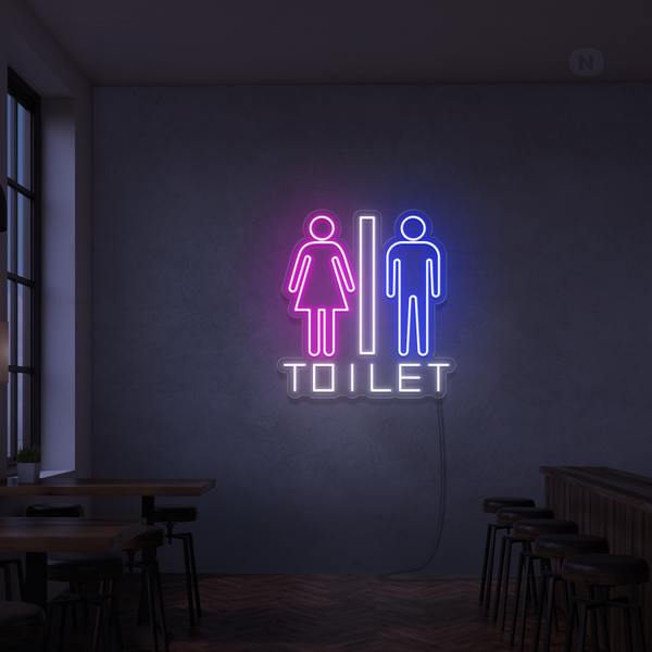 Neon Sign Toilet