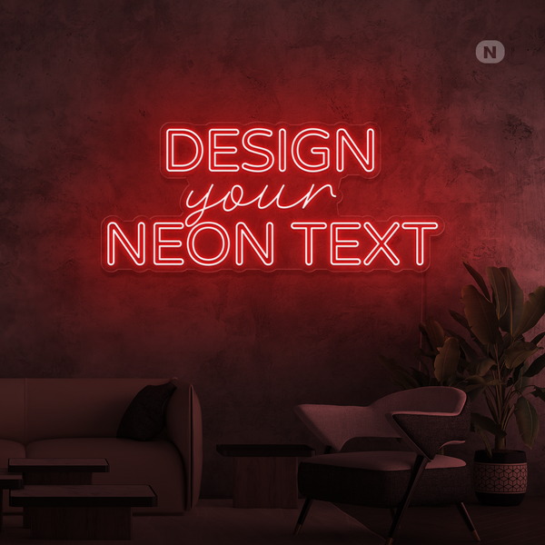 Design your neon text