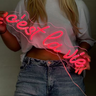 Neon Sign c'est la vie
