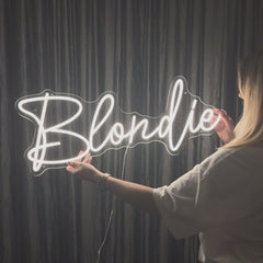 Neon Sign Blondie