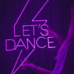 Neon Sign Let's Dance