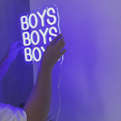 Neon Sign Boys Boys Boys