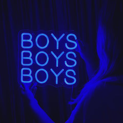 Neon Sign Boys Boys Boys