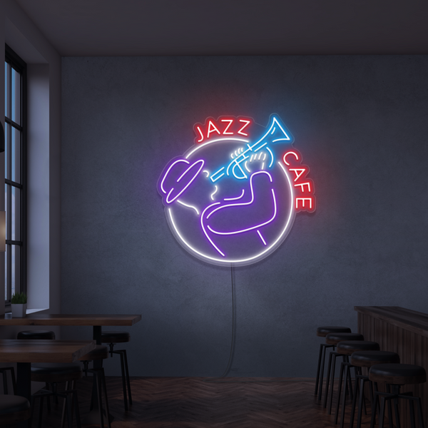 Neon Sign Jazz Cafe