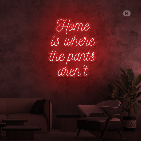 Neon Sign Quote Home