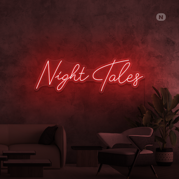 Neon Sign Night Tales